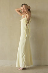Sarila Ruffle Strap Maxi Dress
