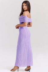 orchid ladder knit maxi dress - sale