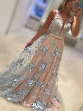 Charming Floral Prints Lace Pink Sweetheart Evening Party Prom Dresses,PD00011
