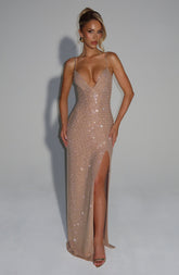 Ashton Maxi Dress - Gold