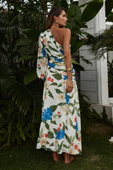 FLORIA MAXI DRESS - WHITE FLORAL