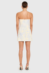 Fae Pink Mini Dress in Somerset