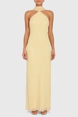Cornsil Yellow Maxi Dress