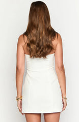 Dianna White Strapless Mini Dress