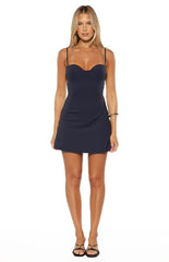 Rhea Navy Mini Dress