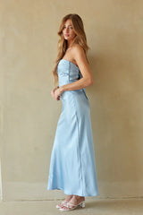 Romina Satin Maxi Dress