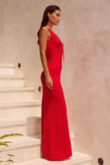ELLIRA MAXI DRESS - RED